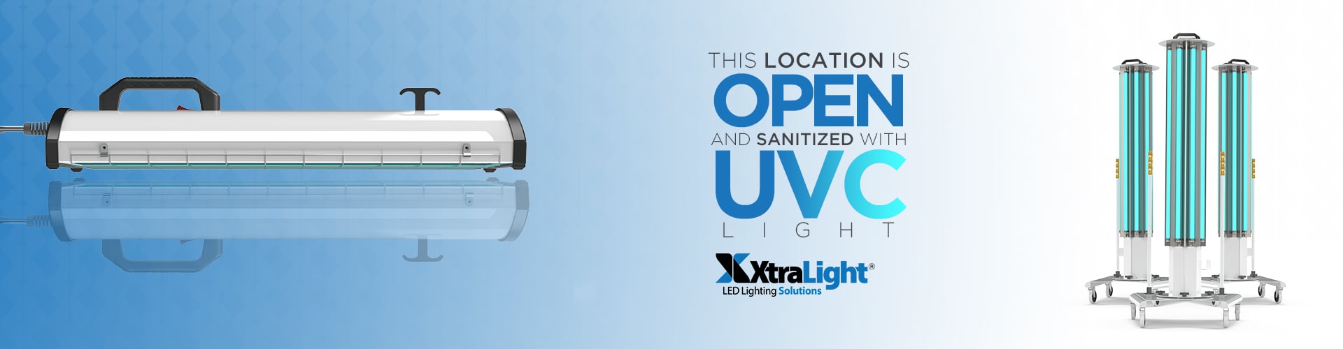 UVC Disinfection Digital Banner
