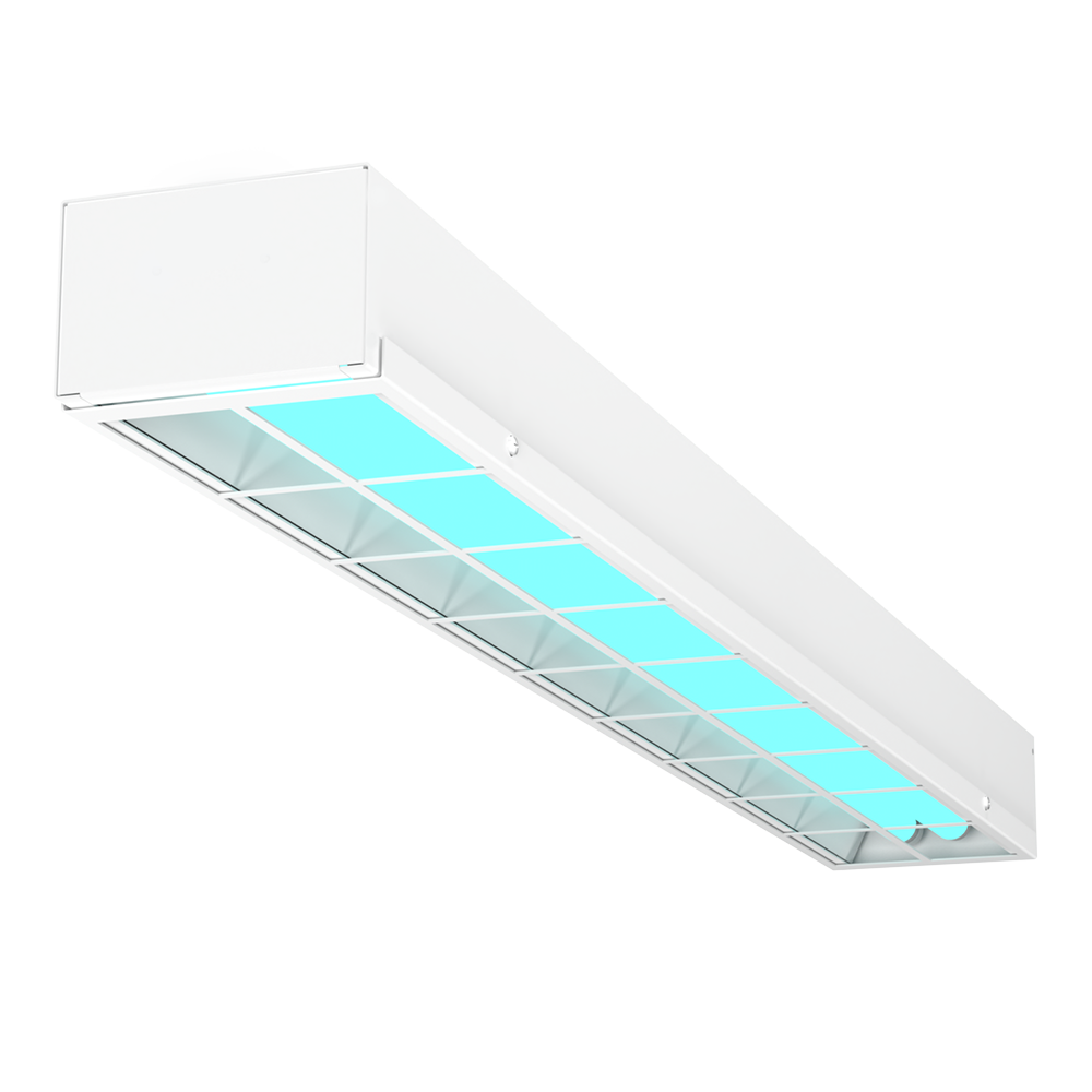UVC 4ft Ceiling Wrap Linear Disinfection Light XtraLight LED Solutions